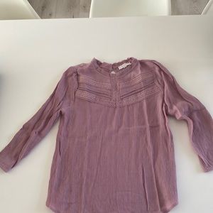 Lavender boutique blouse